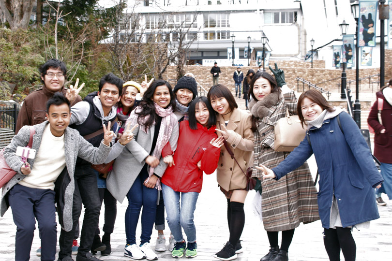 Graduation trip to Fuji-Q Highland